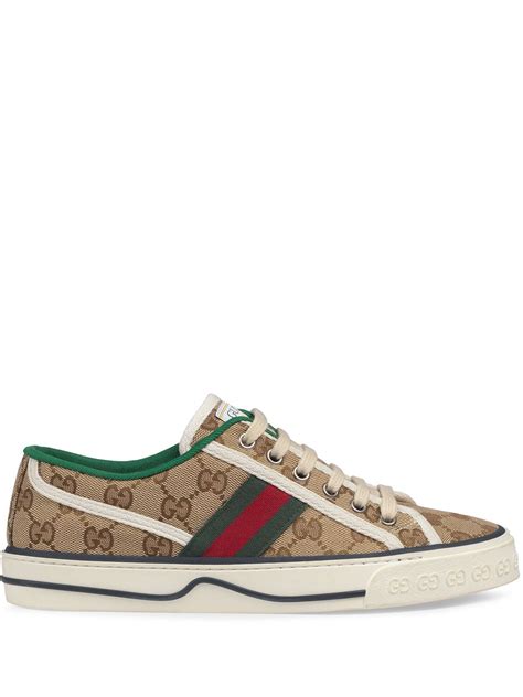 gucci instappers dames sale|farfetch gucci tennis shoes.